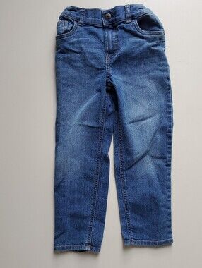Classic Kids Blue Denim Jeans with Adjustable Waist